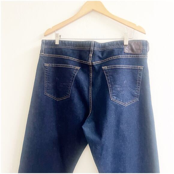 AG Adriano Goldschmied Jeans Mens 38x32 Blue The New Hero Relaxed Stretch Denim - Picture 8 of 14